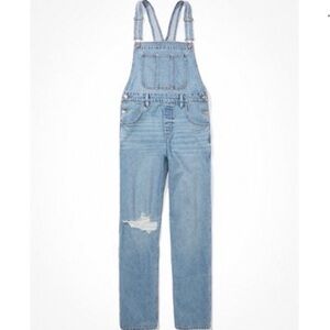 American Eagle ripped baggy overalls NWT